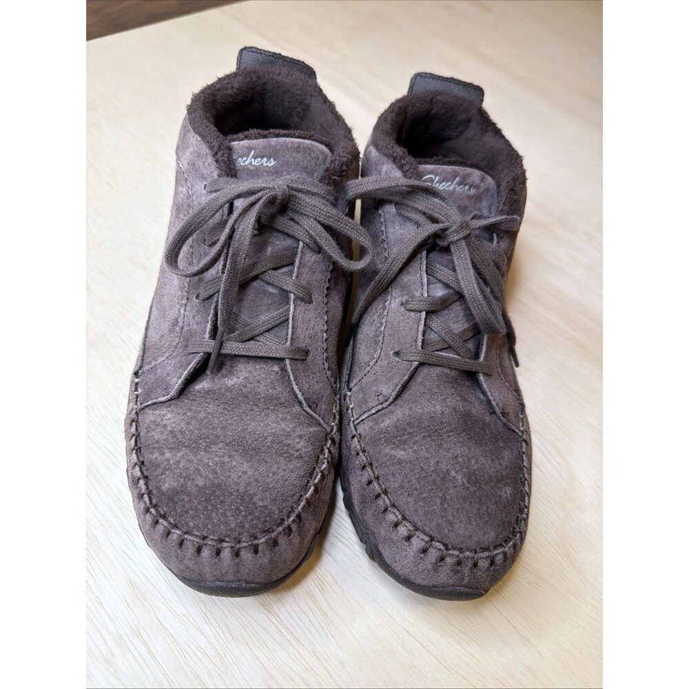 Skechers Women's Relaxed Fit: Bikers - Lineage M Ankle Boots. Size 8.5